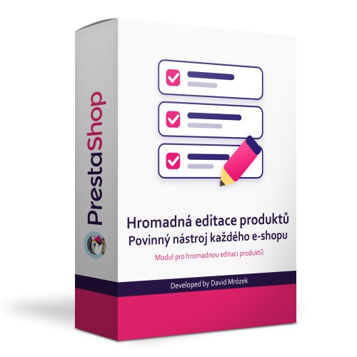 Hromadná editace produktů