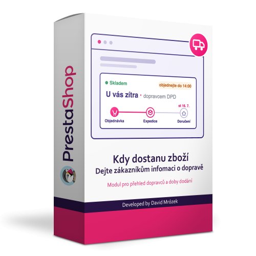 Doba dodání - Kdy zboží dostanu s přehledem dopravců