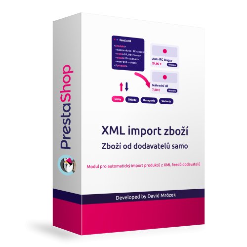 XML import produktů od dodavatelů – dropshipping i vlastní sklad