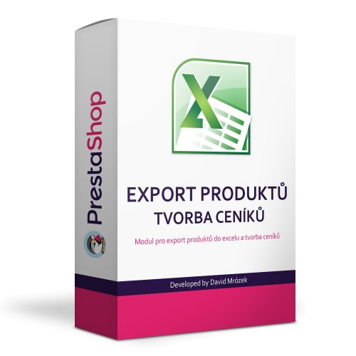 Export produktů do Excelu - modul PrestaShop