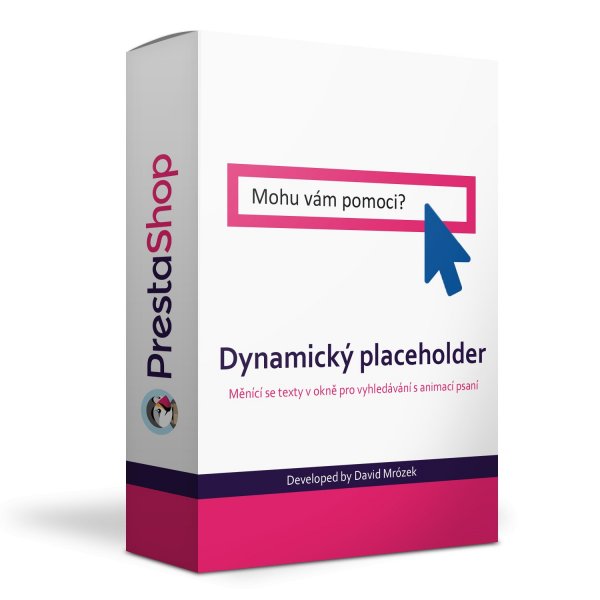 Dynamicky placeholder - animovaná nápověda