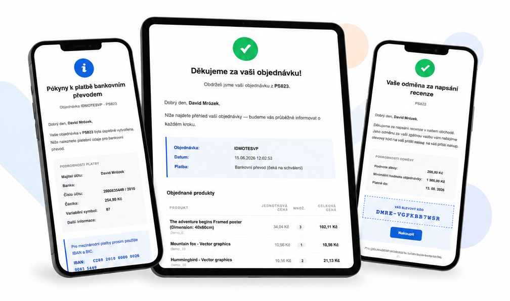 Sample pro PULSE šablonu pro PrestaShop