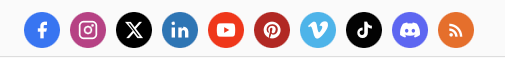 ikony sociálních sítí v e-mailech pro PrestaShop