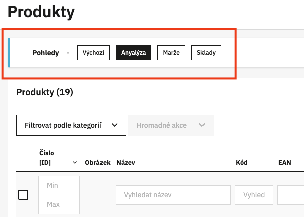 Více pohledů pro každého uživatele
