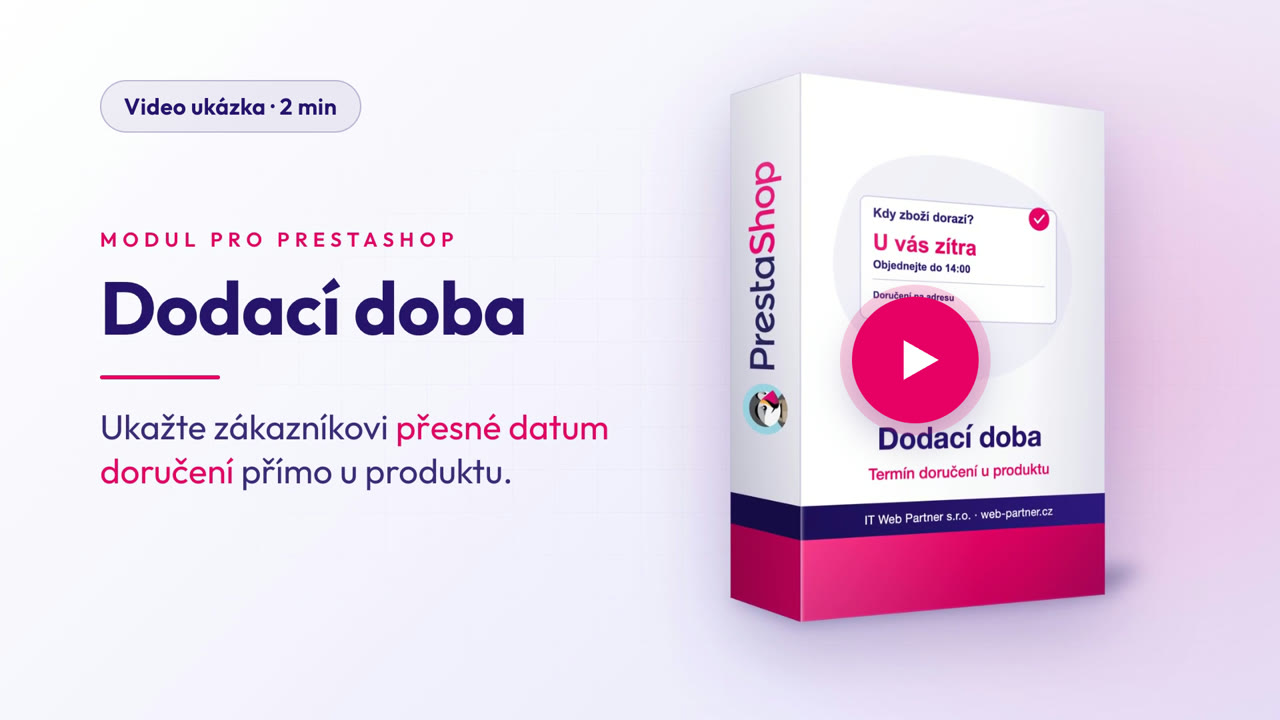 Video ukázka modulu (2 min) – přehrát