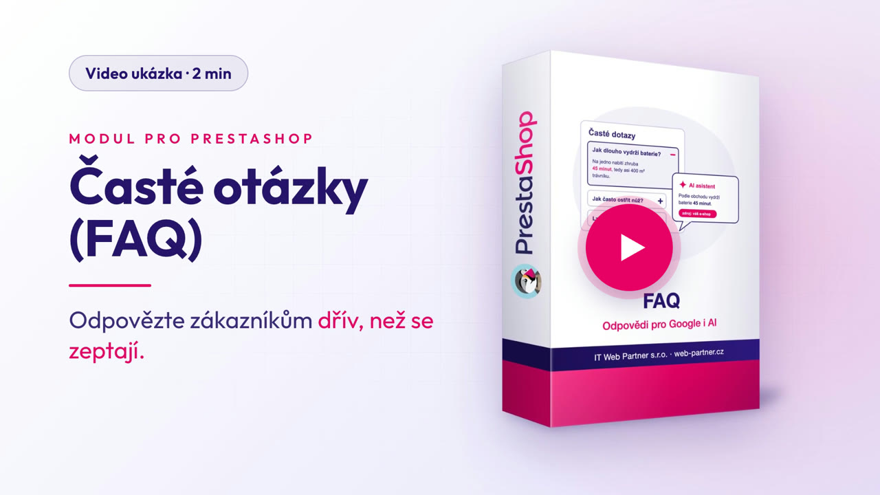Video ukázka modulu (2 min) – přehrát